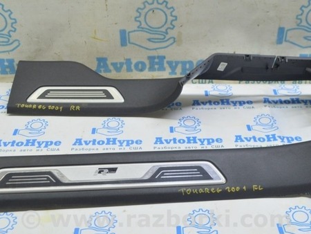 ФОТО Комплект накладок порогов внутренних лев для Volkswagen Touareg (18-...) Одесса