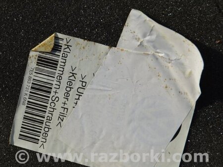 ФОТО Покрытие пола заднее черное для Volkswagen T5 Transporter, Caravelle, Multivan (03-15) Одесса