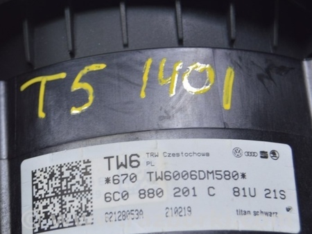 ФОТО Подушка безопасности airbag в руль для Volkswagen T5 Transporter, Caravelle, Multivan (03-15) Одесса