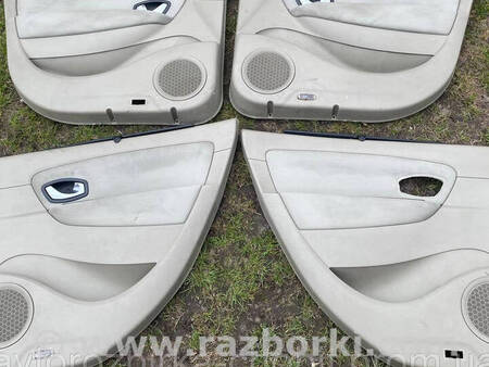 ФОТО Комплект карт обшивка дверей для Renault Scenic III (09-16) Костопіль