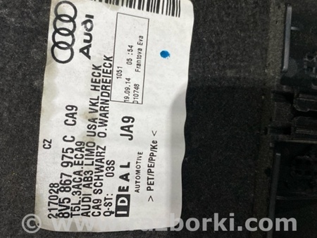 ФОТО Обшивка крышки багажника для Audi (Ауди) A3 III 8V (12-20) Київ