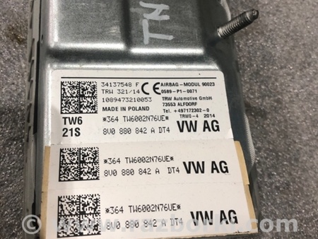 ФОТО Подушка безопасности для Audi (Ауди) A3 III 8V (12-20) Київ