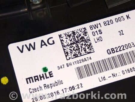 ФОТО Корпус печки для Audi (Ауди) A4 V B9 - 8W (2015-) Київ