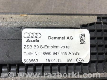 ФОТО Накладка на порог салона для Audi (Ауди) A4 V B9 - 8W (2015-) Київ