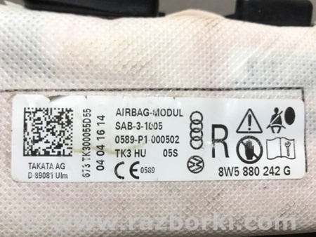 ФОТО Подушка безопасности для Audi (Ауди) A4 V B9 - 8W (2015-) Київ