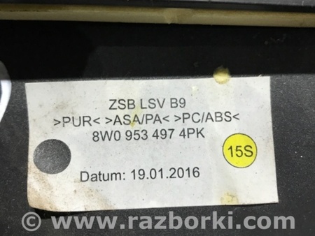 ФОТО Пластик для Audi (Ауди) A4 V B9 - 8W (2015-) Київ