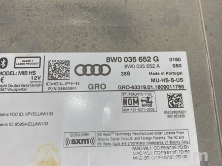 ФОТО Магнитола для Audi (Ауди) A4 V B9 - 8W (2015-) Київ