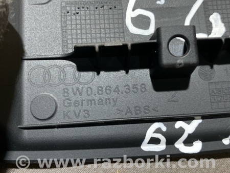 ФОТО Накладка центральной консоли для Audi (Ауди) A4 V B9 - 8W (2015-) Київ