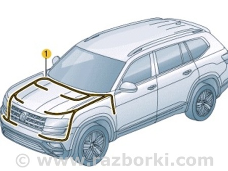 ФОТО Электропроводка для Volkswagen Atlas/Teramont I +1 рест (17-23) Київ