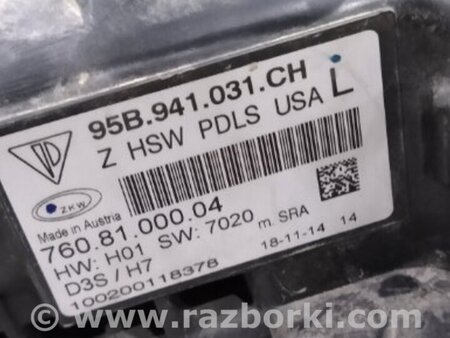 ФОТО Фара для Porsche Macan I 95B +FL (13-18) Київ