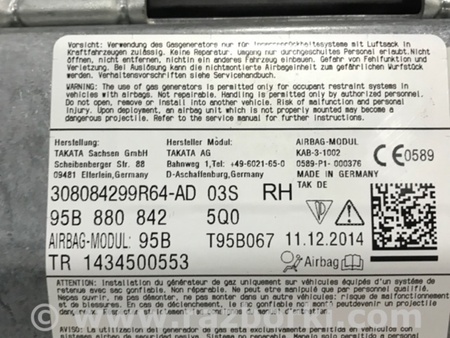 ФОТО Подушка безопасности для Porsche Macan I 95B +FL (13-18) Київ