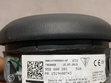 ФОТО Подушка безопасности в руль для Porsche Macan I 95B +FL (13-18) Київ