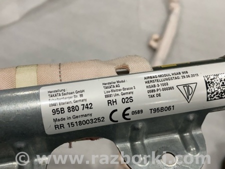 ФОТО Подушка безопасности боковая для Porsche Macan I 95B +FL (13-18) Київ