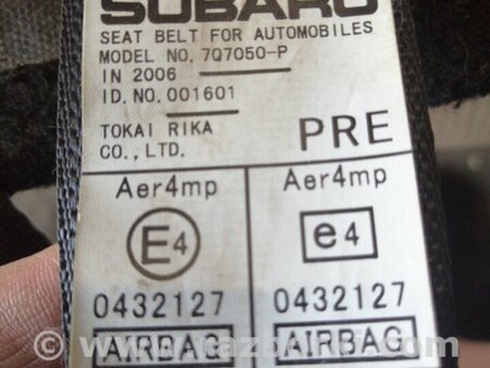 ФОТО Ремень безопасности правый для Subaru Outback III BP/BL (03-09) Київ
