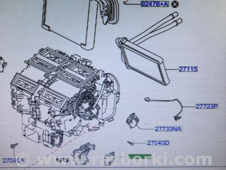 ФОТО Заслонка Печки для Infiniti QX50 II II P71A (17-25) Київ