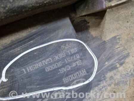 ФОТО Накладка порога наружная для KIA Sportage SL (10-16) Київ