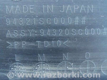 ФОТО Обшивка крышки багажника для Subaru Forester SG S11 (02-08) Київ