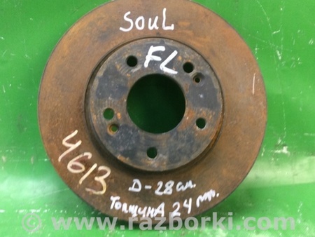 ФОТО Гальмівний диск передній для KIA Soul 2 PS (13-18) Київ