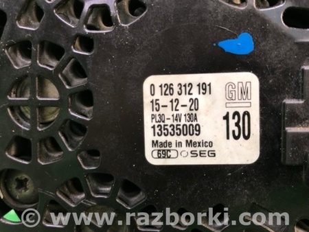 ФОТО Генератор для Chevrolet Equinox III (17-24) Київ