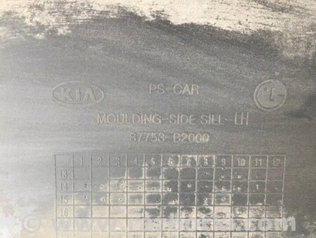 ФОТО Накладка порогу зовнішня для KIA Soul 2 PS (13-18) Київ