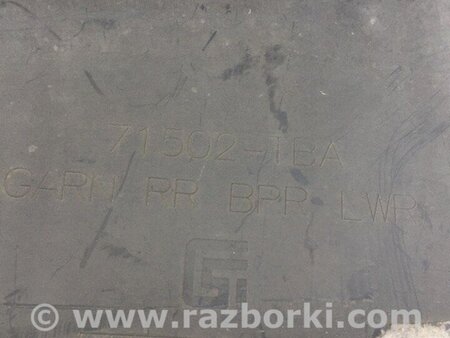 ФОТО Накладка бампера для Honda Civic X cедан FC1/FC2/FC3/FC4 (15-22) Київ