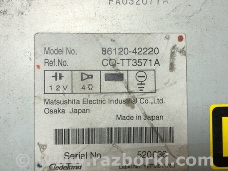 ФОТО Магнітола для Toyota RAV-4 III CA30W/XA30 (05-16) Київ