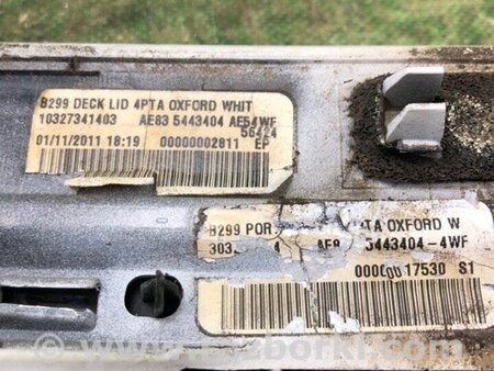 ФОТО Панель підсвічування номера для Ford Fiesta Mk6 (2008-2017) Київ