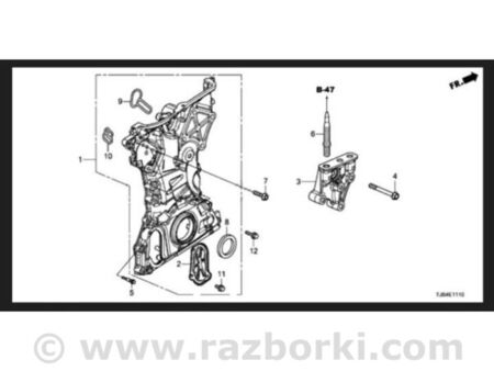 ФОТО Кронштейн двигуна для Acura RDX TC1/2 (2019-) Київ
