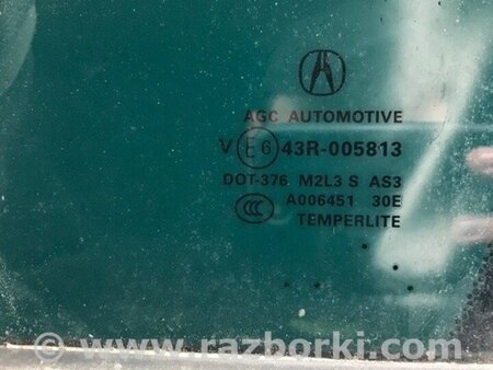 ФОТО Скло дверей глухе для Acura RDX TB3, TB4 (12-15) Київ