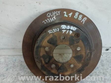 ФОТО Гальмівний диск задній для Nissan Quest S (11-17) Київ