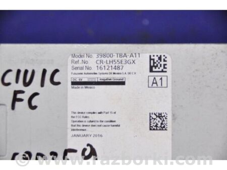 ФОТО Блок електронний для Honda Civic X cедан FC1/FC2/FC3/FC4 (15-22) Київ