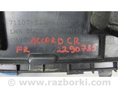 ФОТО Захист переднього бампера для Honda Accord IX CR (12-17) Київ
