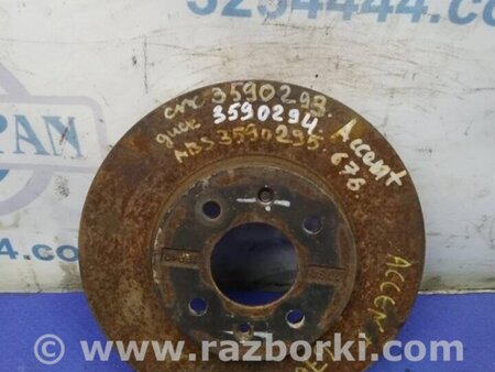 ФОТО Гальмівний диск передній для Hyundai Accent 4 RB (10-18) Київ