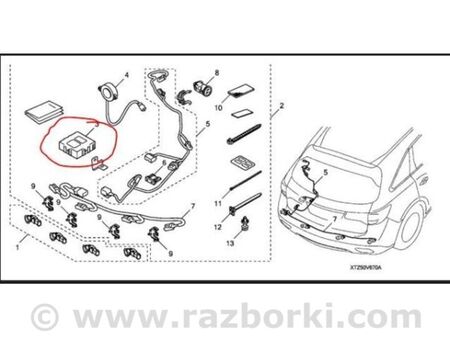 ФОТО Блок керування парктроніком для Acura MDX YD3 (13-20) Київ