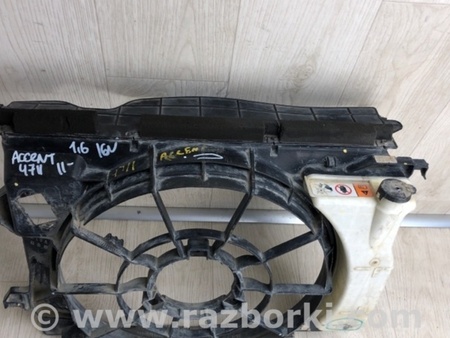 ФОТО Дифузор вентилятора основного радіатора для Hyundai Accent 4 RB (10-18) Київ