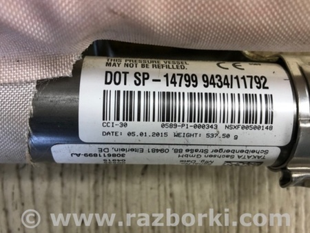 ФОТО Подушка безпеки (штора) для Jeep Renegade (BU) (2014-) Київ