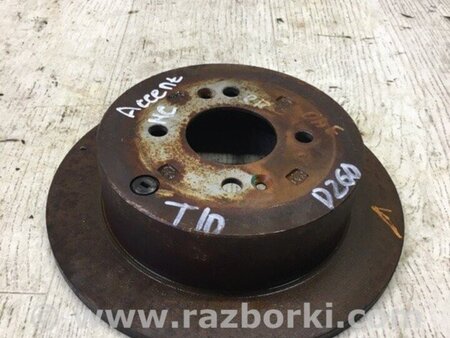 ФОТО Гальмівний диск задній для Hyundai Accent 3 MC (05-11) Київ