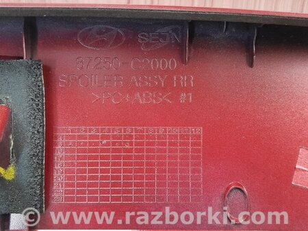 ФОТО Спойлер кришки багажника для Hyundai Sonata VII LF (14-19) Київ