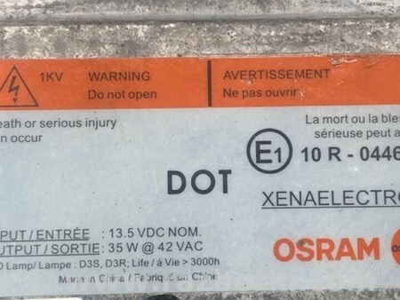 ФОТО Блок розпалювання ксенону для Ford Focus 3 (01.2010 - 03.2018) Київ