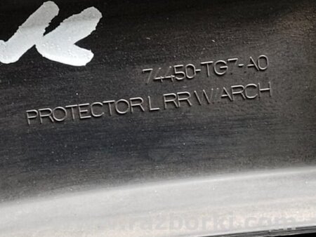 ФОТО Накладка крила (розширювач арки) для Honda Pilot 3 MR-V YF5/6 (15-22) Київ