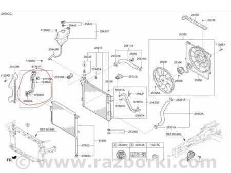 ФОТО Трубка кондиціонеру для Hyundai Santa Fe III DM/NC (12-18) Київ