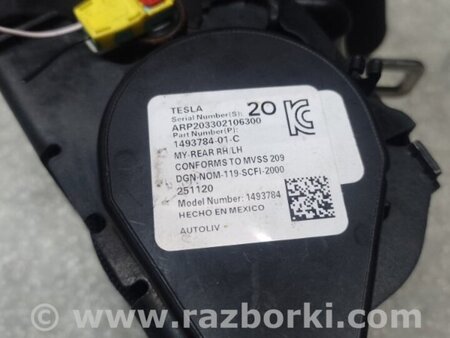 ФОТО Ремінь безпеки для Tesla Model Y Київ