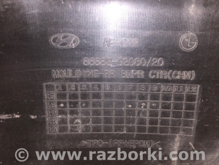 ФОТО Накладка бампера для Hyundai Ioniq AE (16-22) Київ