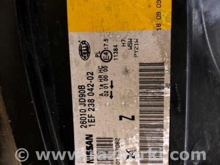 ФОТО Фара для Nissan Qashqai J10 (06-13) Київ