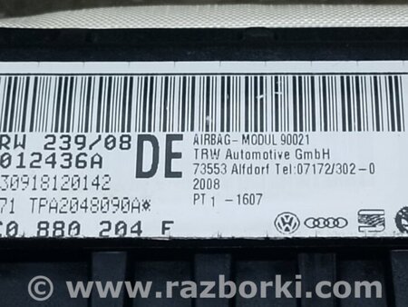 ФОТО Подушка безпеки пасажира для Volkswagen Passat CC (03.2008-01.2012) Київ