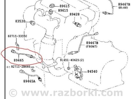 ФОТО Лямбда зонд для Toyota Camry 30 XV30 (01-06) Київ