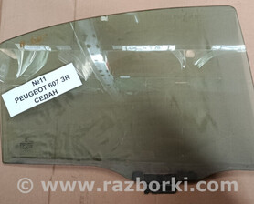 Скло дверне заднє праве Peugeot 607