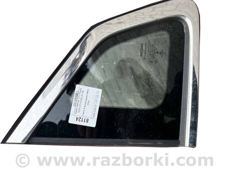 ФОТО Стекло в кузов заднее левое с хромом для Nissan Qashqai/Roque Sport J11 (13-21) Київ