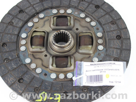 ФОТО Диск сцепления для Toyota Corolla E140/E150 (11.2006-08.2013) Київ