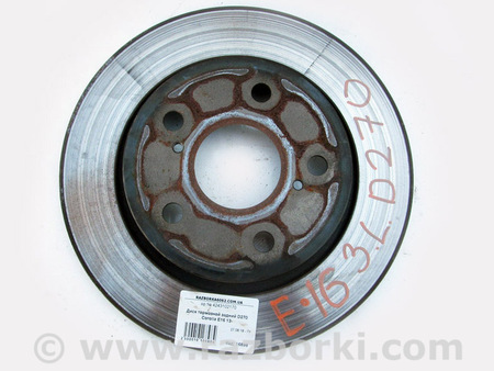 ФОТО Диск тормозной задний для Toyota Corolla E16/E17 (2012-2018) Київ